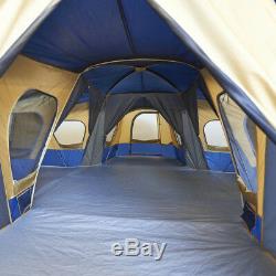 Large Cabin Tent 14 Person Base Camp Big 4 Room Outdoor Camping Hunting Shelter