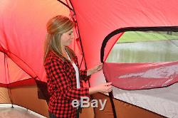Large Camping Tent 10 Person Outdoor Ozark Trail 3 Rooms Waterproof Family Group