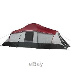 Large Camping Tent 10 Person Ozark Cabin Family Backpacking Camp Instant Tents