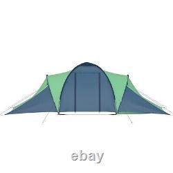 Large Camping Tent 6 Persons Outdoor Summer Fishing Tent Blue and Green