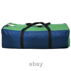 Large Camping Tent 6 Persons Outdoor Summer Fishing Tent Blue and Green