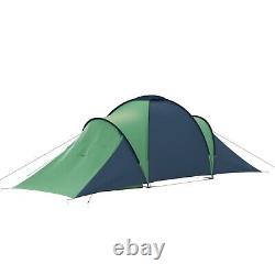 Large Camping Tent 6 Persons Outdoor Summer Fishing Tent Blue and Green