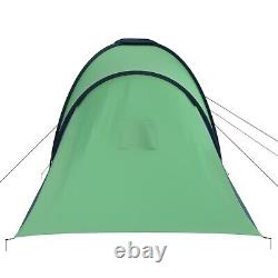 Large Camping Tent 6 Persons Outdoor Summer Fishing Tent Blue and Green