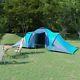 Large Camping Tent 6 Persons Outdoor Summer Fishing Tent Blue And Light Blue