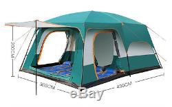 Large Camping Tent 8-10 Person Family Outdoor Cabin Dome Canopy Waterproof Tents