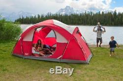 Large Camping Tent All Season Dome Storage Window Family Cabin Backpacking Bed