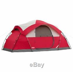 Large Camping Tent All Season Dome Storage Window Family Cabin Backpacking Bed