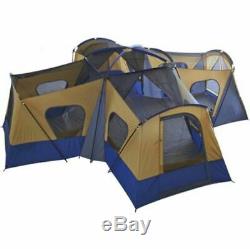 Large Camping Tent Base Camp 14 Person Room Entrance Window Storage Hiking Huge