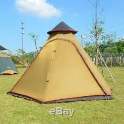 Large Camping Yurt Double Layer Mosquito Net Garden Outdoor Fishing Family Tents