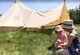 Large Canvas Bell Tent Awning 400 X 260 2 Pole