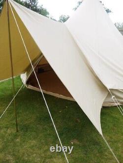 Large Canvas Bell Tent Awning 400 x 260 2 pole