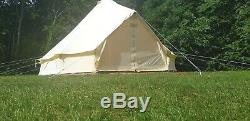 Large Cotton Canvas Bell Tent With Zipped In Groundsheet By Bell Tent Village