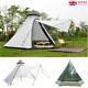 Large Double Layer Waterproof Family Indian Style Teepee Camping Tent Outdoor Uk