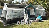 Large Family Camping Tent Cabin 12 person 20' x 12' Outdoor 3 Rooms Shelter Roof