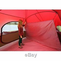 Large Family Camping Tent Height Air Bed All Season Big Storage 10 Person Cabin