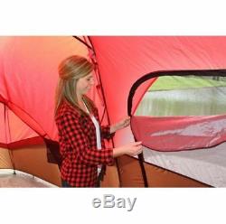 Large Family Camping Tent Height Air Bed All Season Big Storage 10 Person Cabin