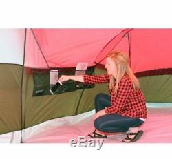 Large Family Camping Tent Height Air Bed All Season Big Storage 10 Person Cabin