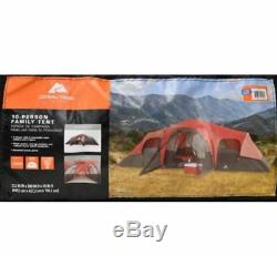 Large Family Camping Tent Height Air Bed All Season Big Storage 10 Person Cabin