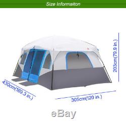 Large Family Camping Tents Waterproof Cabin Outdoor Tent for 8 10 12 Person tent