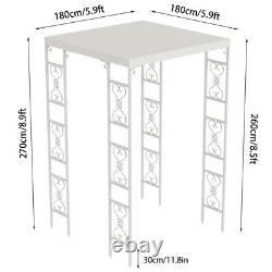 Large Garden Gazebo Awning Beach Party Camping Tent Canopy Wedding Backdrop Deco