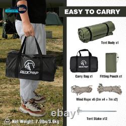 Large Hammock Hot Tent with Stove Jack Waterproof & Windproof Winter Wall Tent