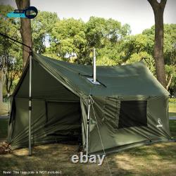 Large Hammock Hot Tent with Stove Jack Waterproof & Windproof Winter Wall Tent