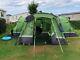 Large Hi-gear Green Kalahari 10 Man Tent With Porch & Footprint In Ex Condition