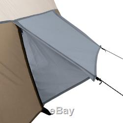 Large Instant Cabin Tent Outdoor Family Camping Screen Room 8-Person Waterproof
