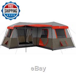 Large Instant Tent Family Camping Travel Hiking Shelter Outdoor 16x16 Portable