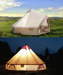 Large Mongolia Yurt Tent Bell Tent Outdoor Waterproof Glamping Camping 4M