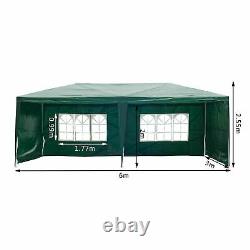 Large Outdoor Garden Gazebo Marquee Party Tent Wedding Canopy BBQ Patio Camping