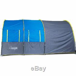 Large Outdoor Tunnel Tent Family Waterproof Camping Hiking Party 5-8 Person Use