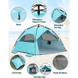 Large Pop Up Beach Tent for UPF Beach Sun Shade