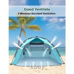 Large Pop Up Beach Tent for UPF Beach Sun Shade