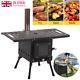 Large Portable Wood Burning Stove Camping Bell Tent Heating Cooking Stove