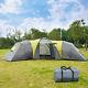 Large Premium 9 Person 3+1 Room Camping Tent Outdoor Family Withawning Waterproof