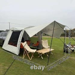 Large SUV Camping Tent Outdoor Car Tent with Awning Waterproof for 4 Person UK
