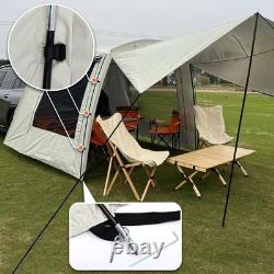 Large SUV Camping Tent Outdoor Car Tent with Awning Waterproof for 4 Person UK