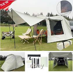 Large Space Car Trunk Tent Rear Extension Waterproof SUV Tent Camping Shelter UK