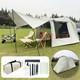 Large Space Car Trunk Tent Suv Rear Extension Tent Waterproof Camping Shelter Ua
