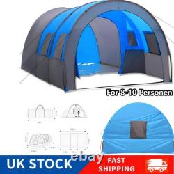 Large Tent 810 Person Family Camping and Picnic Tunnel Tent Top Canopy Cover