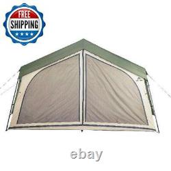 Large Tent Camping Outdoor Family 2-Room Cabin Screen 14-Person Shelter Backyard