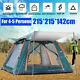 Large Tent Camping Outdoor One Room 4-5 Person Family Outing Waterproof