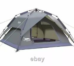 Large Tent Camping Outdoor One room 4-5 or 3-4 Person Family Outing Waterproof