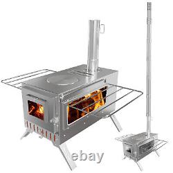 Large Tent Stove Wood Burning Stove for Tents Shelters and Camping Wilderness