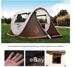 Large Tent Ultralight Camping Waterproof Windproof Automatic Tent 5-8 Persons
