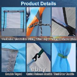 Large Tunnel Tent 8-10 Person Huge Family Tent House for Outdoor Camping Party