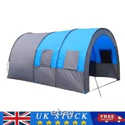 Large Tunnel Tent Huge Family Tent House for Outdoor Camping Party 8-10 People