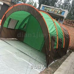 Large Waterproof Group Family Festival Camping Outdoor Tunnel Tent Travel Room