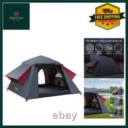 Large Waterproof Pop Up Dome Tent Automatic 3 Person Camping Tent 83in